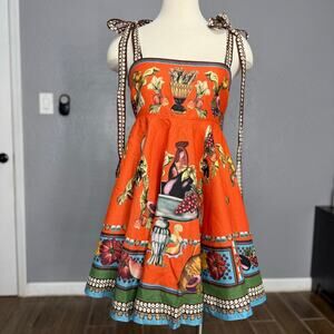 ALEMAIS Rocco Linen Mini Dress, 8